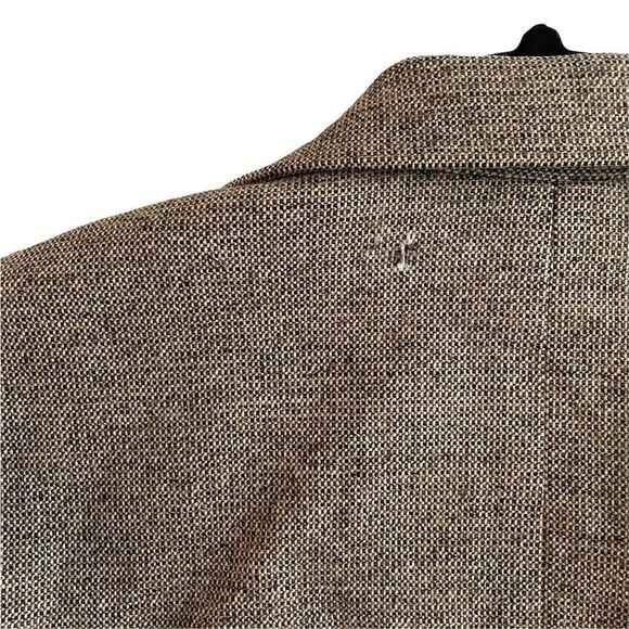 Bcbgmaxazria Wool Tie Front Cropped Blazer Brown XS - Picture 8 of 9